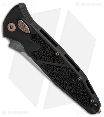 Marfione Custom Socom Elite Automatic Knife W/ Stingray Skin (4" Satin) 3 Marfione Custom Socom Elite Automatic Knife W/ Stingray Skin (4" Satin) - Image 3