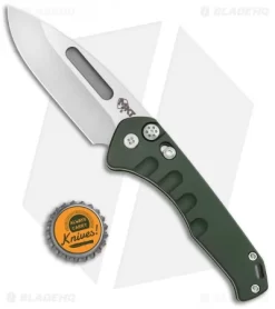 Medford Praetorian Swift Automatic Knife Green Aluminum (3.3" Tumbled) 7 Medford Praetorian Swift Automatic Knife Green Aluminum (3.3" Tumbled) -Knives And Tools Medford Praetorian Swift Auto Green Aluminum Tumbled MK206STD 40AG TSCS Q4 BHQ 122004 jr bottlecap