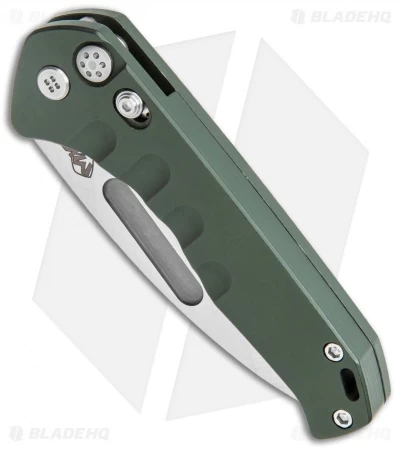 Medford Praetorian Swift Automatic Knife Green Aluminum (3.3" Tumbled) 2 Medford Praetorian Swift Automatic Knife Green Aluminum (3.3" Tumbled) - Image 2