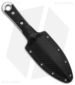 Microtech Borka SBD Dagger Fixed Blade Knife Black G-10 (4.4" Stonewash) -Knives And Tools Microtech Borka SBD Dagger Fixed Blade Knife Black G 10 4in SW BHQ 108661 td sheath