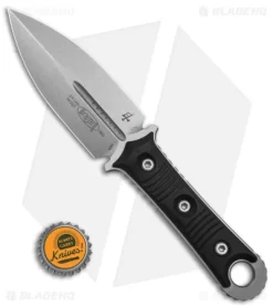 Microtech Borka SBD Dagger Fixed Blade Knife Black G-10 (4.4" Stonewash) -Knives And Tools Microtech Borka SBD Dagger Fixed Blade Knife Black G 10 4in SW BHQ 108661 td size