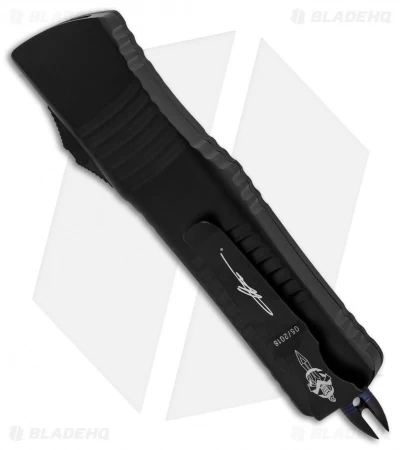 Microtech Combat Troodon Hellhound Tanto OTF Knife Carbon Fiber (3.8" DLC) 2 Microtech Combat Troodon Hellhound Tanto OTF Knife Carbon Fiber (3.8" DLC) - Image 2