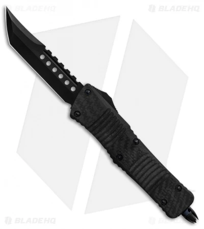 Microtech Combat Troodon Hellhound Tanto OTF Knife Carbon Fiber (3.8" DLC) 1 Microtech Combat Troodon Hellhound Tanto OTF Knife Carbon Fiber (3.8" DLC)
