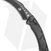 Microtech Signature Series Hawk Auto Knife Black Al. CF Inlay (4" Black DLC)