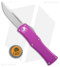 Microtech Hera S/E OTF Automatic Knife Dagger Violet Aluminum (3" Stonewash) -Knives And Tools Microtech Hera SE OTF Auto Violet SW BHQ 177353 jr bottlecap