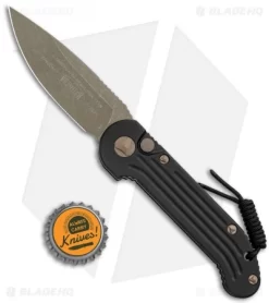 Microtech LUDT Automatic Knife Black (3.4" Bronze Apocalyptic) 135-13AP -Knives And Tools Microtech LUDT Auto Black Bronze 135 13AP BHQ 120244 jr bottlecap