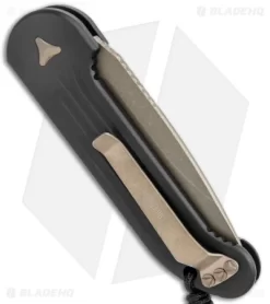 Microtech LUDT Automatic Knife Black (3.4" Bronze Apocalyptic) 135-13AP -Knives And Tools Microtech LUDT Auto Black Bronze 135 13AP BHQ 120244 jr side