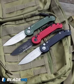 Microtech LUDT Automatic Knife OD Green (3.4" Satin) 135-4OD -Knives And Tools Microtech LUDT Automatic Knife OD Green Satin 135 4OD BHQ 51948 kp backpack web