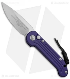 Microtech LUDT Automatic Knife Purple (3.4" Satin) 135-4PU