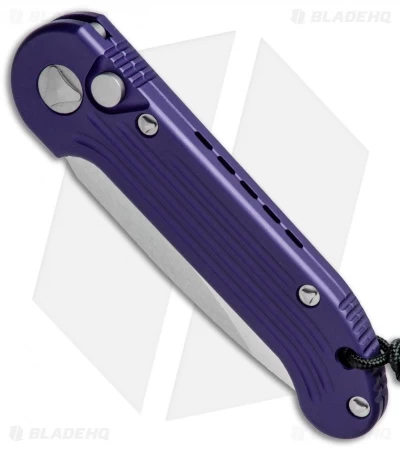 Microtech LUDT Automatic Knife Purple (3.4" Satin) 135-4PU 2 Microtech LUDT Automatic Knife Purple (3.4" Satin) 135-4PU - Image 2