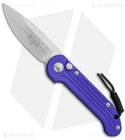 Microtech LUDT Automatic Knife Purple (3.4" Stonewash) 135-10PU