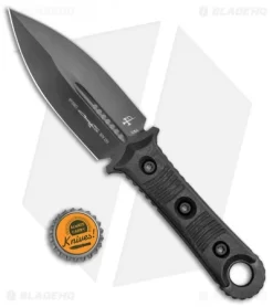 Microtech Borka SBD Fixed Blade Knife Signature Series Carbon Fiber (4.4" DLC) -Knives And Tools Microtech SBD DE Dagger Fixed Blade Signature Black 201 1 DLCS BHQ 134853 jr bottlecap