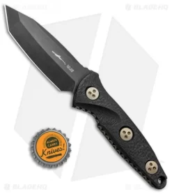 Microtech Signature Series Socom Alpha Mini Tanto Fixed Knife CF (3.8" Black) -Knives And Tools Microtech Socom Alpha Mini Tanto CF Black 114M 1DLCS BHQ 99321 jr bottlecap