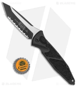 Microtech Socom Elite Automatic Knife Black (4" Tactical Full Serr) 161A-3T -Knives And Tools Microtech Socom Elite Auto Black Tanto Tactical Full Serr 161A 3T BHQ 139138 jr bottlecap