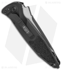 Microtech Socom Elite Automatic Knife Black (4" Tactical Full Serr) 161A-3T -Knives And Tools Microtech Socom Elite Auto Black Tanto Tactical Full Serr 161A 3T BHQ 139138 jr side