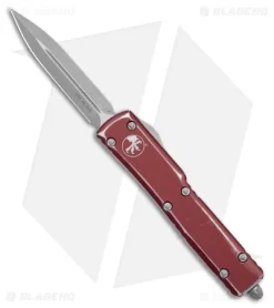 Microtech UTX-70 D/E OTF Automatic Knife Distressed Merlot Al (2.5" Apocalyptic)