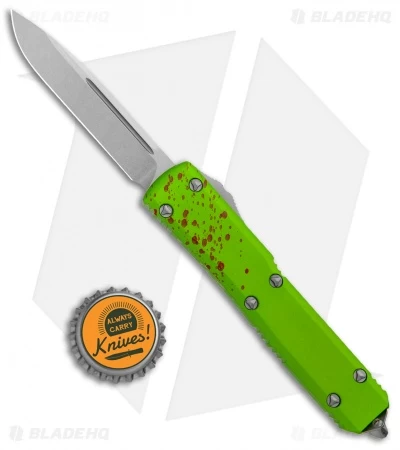 Microtech Ultratech S/E OTF Automatic Knife Zombie CC (3.4" Stonewash) 4 Microtech Ultratech S/E OTF Automatic Knife Zombie CC (3.4" Stonewash) - Image 4