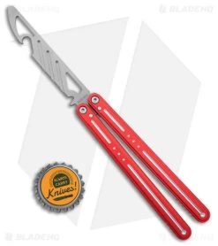 Nabalis The Morse Butterfly Balisong Trainer Red Aluminum (3.75" Steel) -Knives And Tools Nabalis The Morse Butterfly Balisong Trainer Red Aluminum Steel BHQ 175009 jr bottlecap