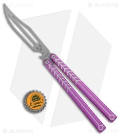 Nabalis + Will Hirsch The Vulp Butterfly Balisong Trainer Purple Al (4.4" BB) 7 Nabalis + Will Hirsch The Vulp Butterfly Balisong Trainer Purple Al (4.4" BB) -Knives And Tools Nabalis Vulp Butterfly Balisong Trainer Purple BHQ 156946 jr bottlecap