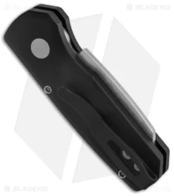 Pro-Tech Runt 5 Reverse Tanto Automatic Knife Black (1.9" Stonewash MagnaCut) -Knives And Tools Pro Tech Runt 5 Reverse Tanto Auto Black SW BHQ 178177 jr side