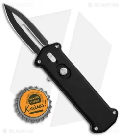 Pro-Tech Black Tantilla Automatic OTF Knife (1.9" Two Tone) *Collection* -Knives And Tools Protech Black Tantilla Auto OTF TT BHQ 2126 jr bottlecap