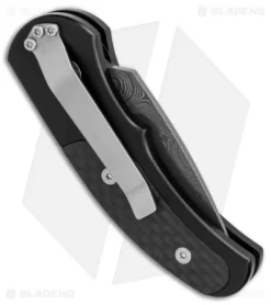 Pro-Tech Custom Runt J4 Automatic Knife Carbon Fiber (1.94" Damascus) 4404-D 6 Pro-Tech Custom Runt J4 Automatic Knife Carbon Fiber (1.94" Damascus) 4404-D -Knives And Tools Protech Custom Runt J4 cf damascus BHQ 71356 er side