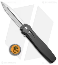 Pro-Tech Dark Angel OTF Automatic Knife Black (3.7" Smoky Gray DLC) 3202SG -Knives And Tools Protech Dark Angel OTF Black Smoky Gray DLC 3202SG BHQ 71165 jr bottlecap