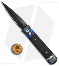 Pro-Tech Godfather Splash Automatic Knife Black G-10 (4" Black) 917-BT -Knives And Tools Protech Godfather Splash Auto Black G 10 Black 917 BT BHQ 79346 jr bottlecap