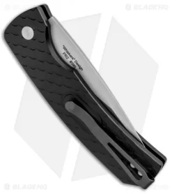 Pro-Tech Magic 2 "Whiskers" Automatic Knife Feather Texture (3.75" Stonewash) 6 Pro-Tech Magic 2 "Whiskers" Automatic Knife Feather Texture (3.75" Stonewash) -Knives And Tools Protech Magic 2 Whiskers Auto Feather Texture SW M2605 BHQ 92840 jr side