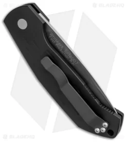 Pro-Tech Magic "Whiskers" Automatic Knife (3.5" Black) 601 *Collection* -Knives And Tools Protech Magic Whiskers Auto Black BHQ 0047 jr side