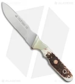 Puma Raubwild Fixed Blade Knife Stag (3.75" Satin Serr) 113403