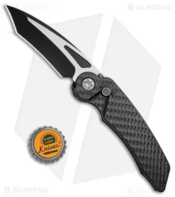 Rat Worx MRX Full-Size Tanto Automatic Knife Full CF (3.6" Two-Tone) 09313 -Knives And Tools Rat Worx MRX Full Size Tanto Full CF TT RW MRX 09313 BHQ 74041 jr bottlecap