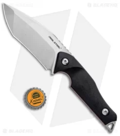 Real Steel Doppler Tactical Fixed Blade Black/Red G-10 (4.25" Stonewash) -Knives And Tools Real Steel Doppler Tactical Black G 10 SW BHQ 94645 jr bottlecap