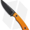 Real Steel Forager Fixed Blade Knife Orange G-10 (4.25" Black SW)