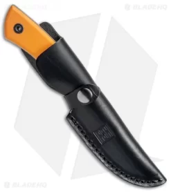 Real Steel Forager Fixed Blade Knife Orange G-10 (4.25" Black SW) -Knives And Tools Real Steel Forager Orange G 10 Black SW RS3751 BHQ 75437 jr sheath