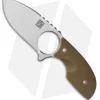 Real Steel Mini 127 Fixed Blade Neck Knife Coyote Brown G-10 (2.75" Satin)