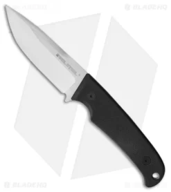 Real Steel Pointman Fixed Blade Knife Black G-10 (3.625" Satin)