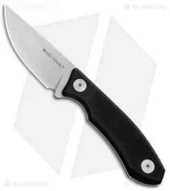 Real Steel Receptor Fixed Blade Neck Knife Black G-10 (2.75" Stonewash)