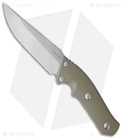 Real Steel Sorrow Fixed Blade Knife Tan G-10 (5.04" Stonewash) RS3822