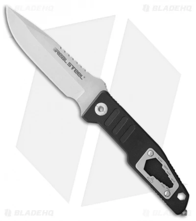 Real Steel T99 Fixed Blade Knife Black G-10 (4.6" Stonewash) 1 Real Steel T99 Fixed Blade Knife Black G-10 (4.6" Stonewash)