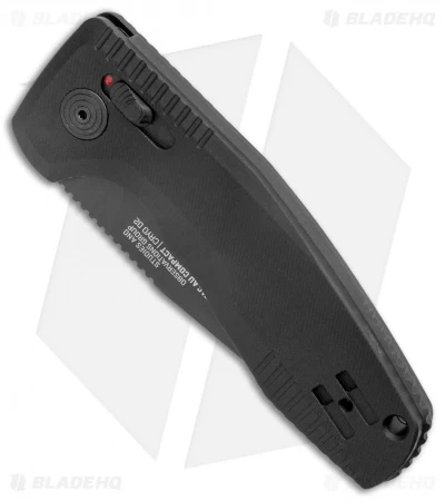SOG Knives SOG-TAC AU Compact Automatic Knife Black (3" Black) 2 SOG Knives SOG-TAC AU Compact Automatic Knife Black (3" Black) - Image 2