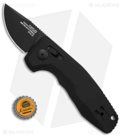 SOG Knives SOG-TAC AU Compact Automatic Knife CA Special Black (2" Black) -Knives And Tools SOG Knives Sog Tac AU Compact Automatic Knife CA Special Black 2in Blk BHQ 119256 td size
