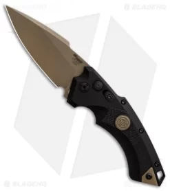 Hogue Sig Sauer EX-A05 Spear Point Automatic Knife Black (3.5" FDE) 36530