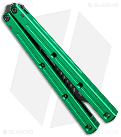 Squid Industries Krake Raken Butterfly Balisong Trainer V2.5 Inked Green (Inked) 3 Squid Industries Krake Raken Butterfly Balisong Trainer V2.5 Inked Green (Inked) - Image 3