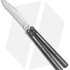 Squid Industries Krake Raken Bowie V2.5 Balisong Knife Dual-Tone (4.5" Satin)