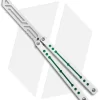 Squid Industries Nautilus Butterfly Balisong Trainer V2 Winter Green(4.5" Satin)