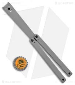 Squid Industries Squiddy-G Butterfly Balisong Trainer Gray PVC (4.3" Gray) -Knives And Tools Squid Industries Squiddy G Butterfly Balisong Trainer Gray PVC Gray BHQ 102471 jr bottlecap