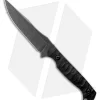 Toor Knives Krypteia Carbon Fixed Blade Knife Black G-10 (4" Black Stonewash)