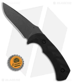 Toor Knives Mullet Fixed Blade Knife Ebony Wood (4" Black) -Knives And Tools Toor Knives Mullet FBK Ebony Wood 4in Black BHQ 178790 td size 1