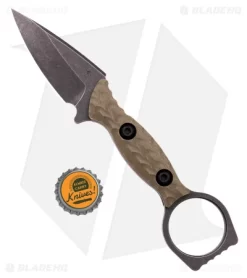 Toor Knives Viper Fixed Blade Knife Covert Green G-10 (2.65" Black SW) -Knives And Tools Toor Knives Viper Fixed Blade Knife Covert Green G 10 Black SW BHQ 180601 KC bottlecap
